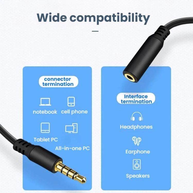 3.5mm Laptop Headphone AUX Adapter Cable, Specifications: 1 To 3