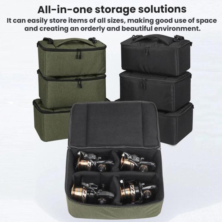 Spinning Reel Electric Winch Lure Reel Fishing Accessory Storage Bag, Color: XS90 Black