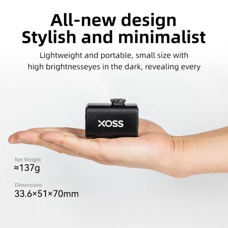 XOSS Mini Smart Bike Night Riding Light High Power Flashlight Cycling Headlight