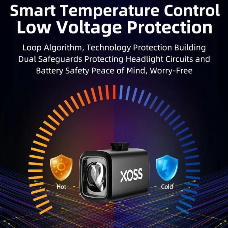 XOSS Mini Smart Bike Night Riding Light High Power Flashlight Cycling Headlight