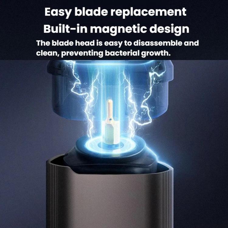 Portable Electric Digital Display Hair Clipper Multifunctional Hair & Nose Trimmer - Gold