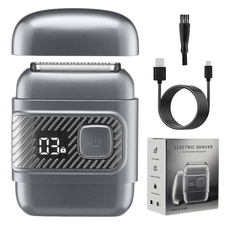 KS-8800 3 Blade Heads Reciprocating Electric Shaver With LCD Display IPX6 Waterproof Razor