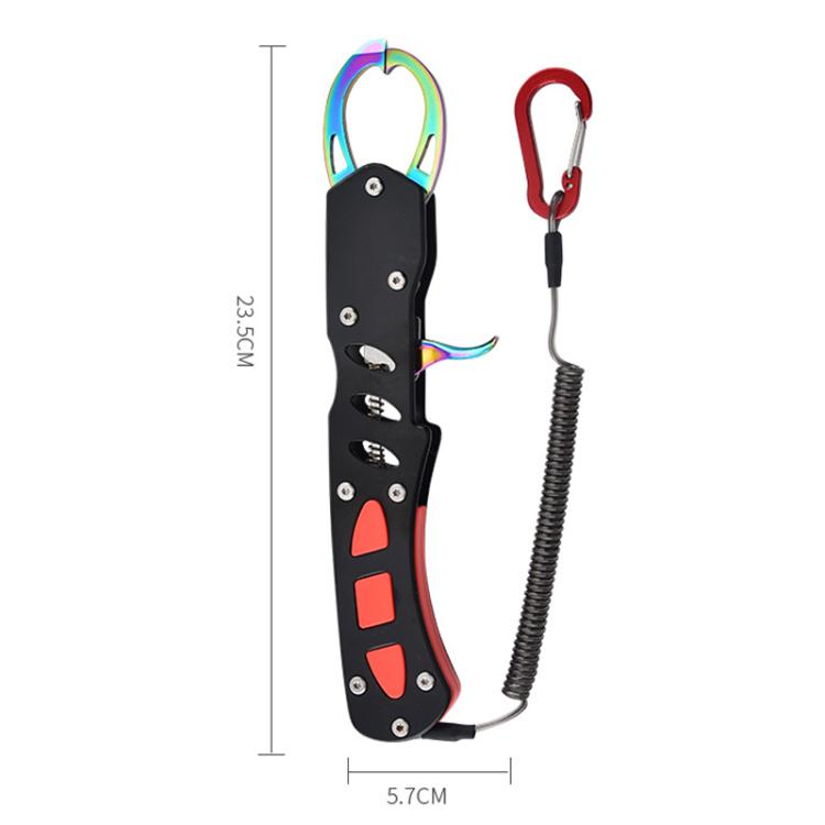 Seawater Corrosion Resistant Extended Eagle-Beak Hook Remover Line Cutter Pliers, Color: Lure Plier + Wire Safety Rope + Nylon Bag + Large Fish Trap