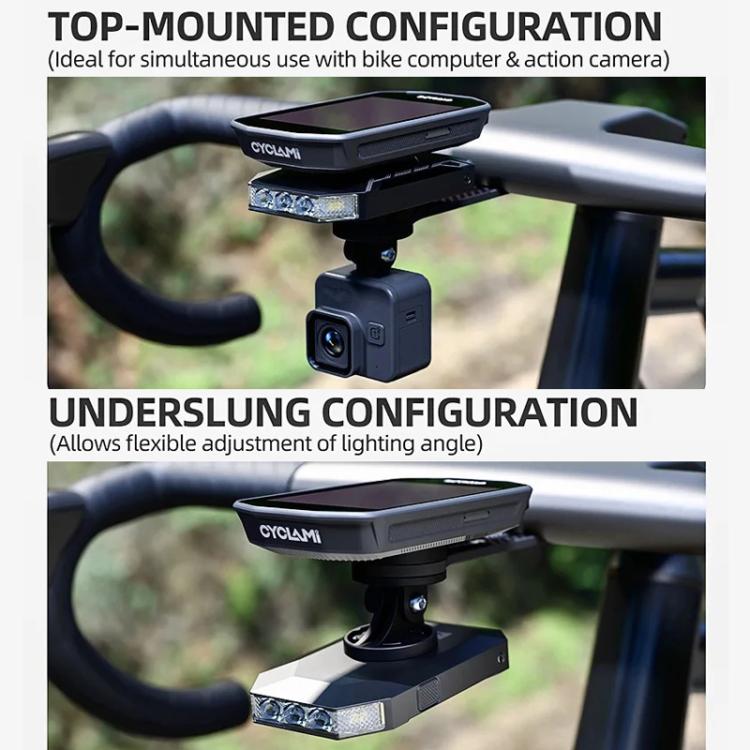 CYCLAMI CL350 Bike Daytime Running Light With Speedometer Interface Outdoor Cycling Nighttime High-Intensity Light