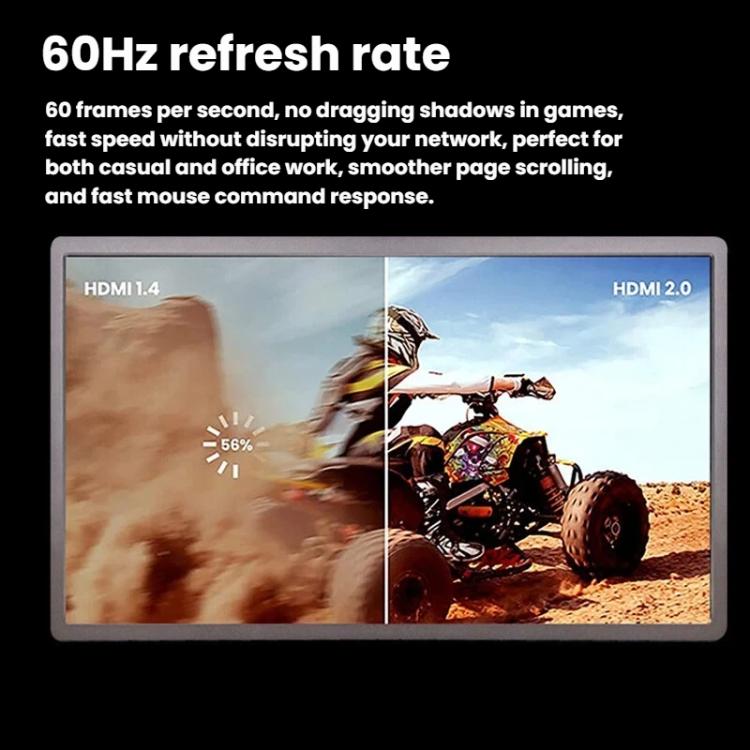 HYX-14R 14-Inch Portable Monitor USB-C & HDMI-Compatible Laptop Second Screen