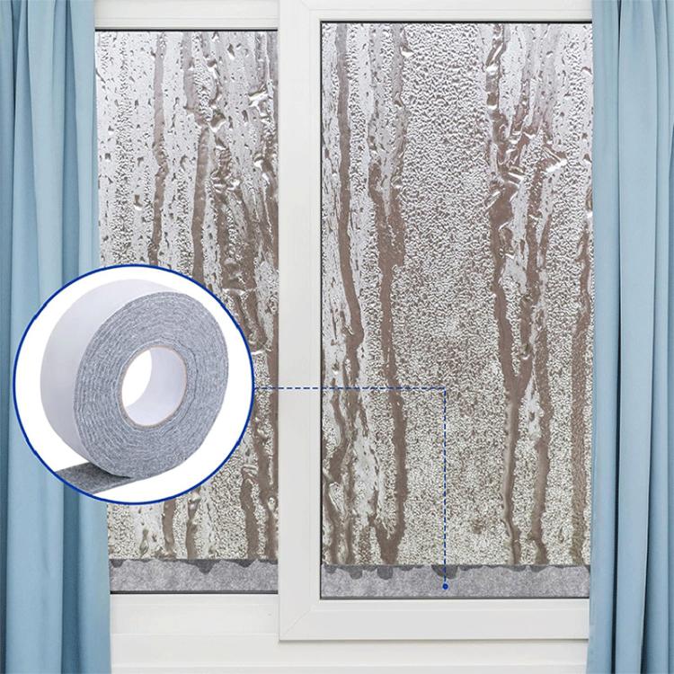 3pcs Windows Self-Adhesive Anti-Condensation Water Absorption Strips Moisture Absorption Felt Strips For Bedroom Bathroom