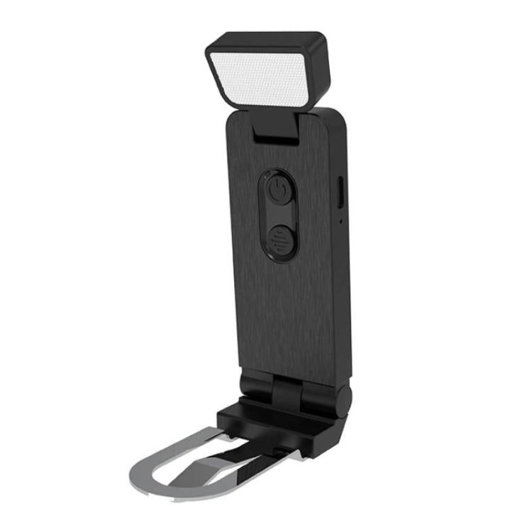 Mini USB Portable Bookmark Lamp Clip-on LED Eye-protection Desk Lamp, Color: 200mAh Black