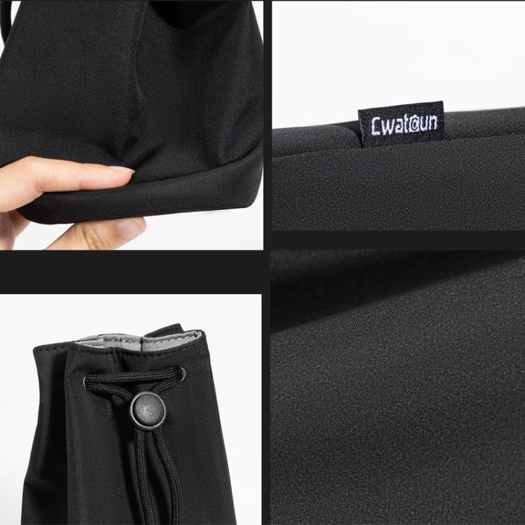 Cwatcun D296 Medium Camera Lens Pouch Lightweight Soft Shockproof Camera Inner Case