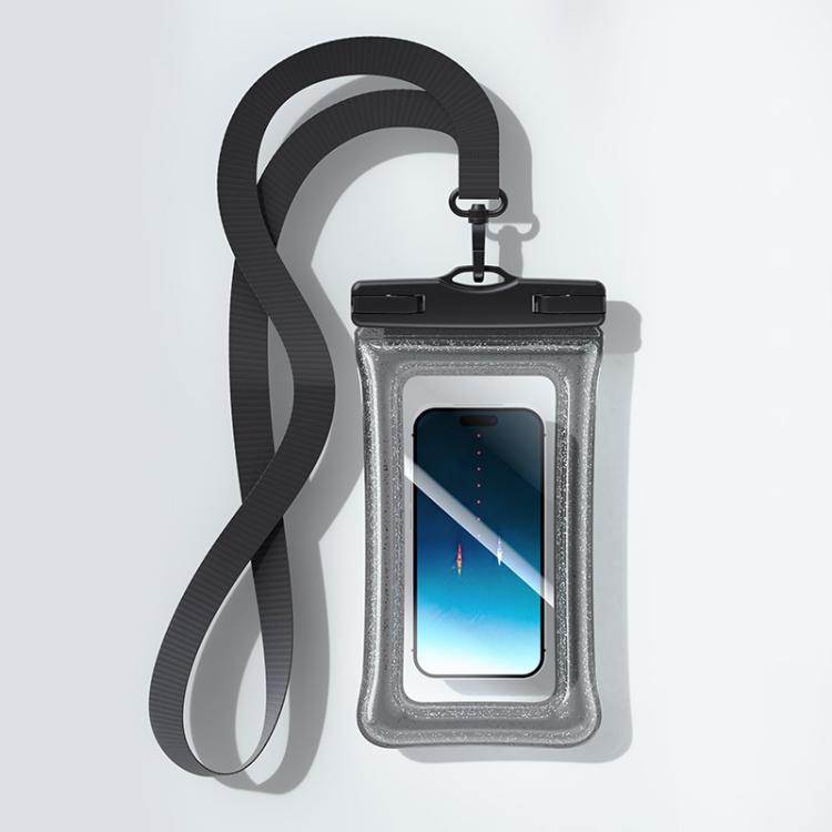 IPX8 Waterproof Phone Case Floating Touchscreen Pouch for Swimming Rafting Glitter