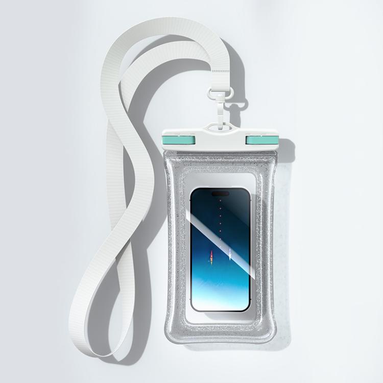 IPX8 Waterproof Phone Case Floating Touchscreen Pouch for Swimming Rafting Glitter