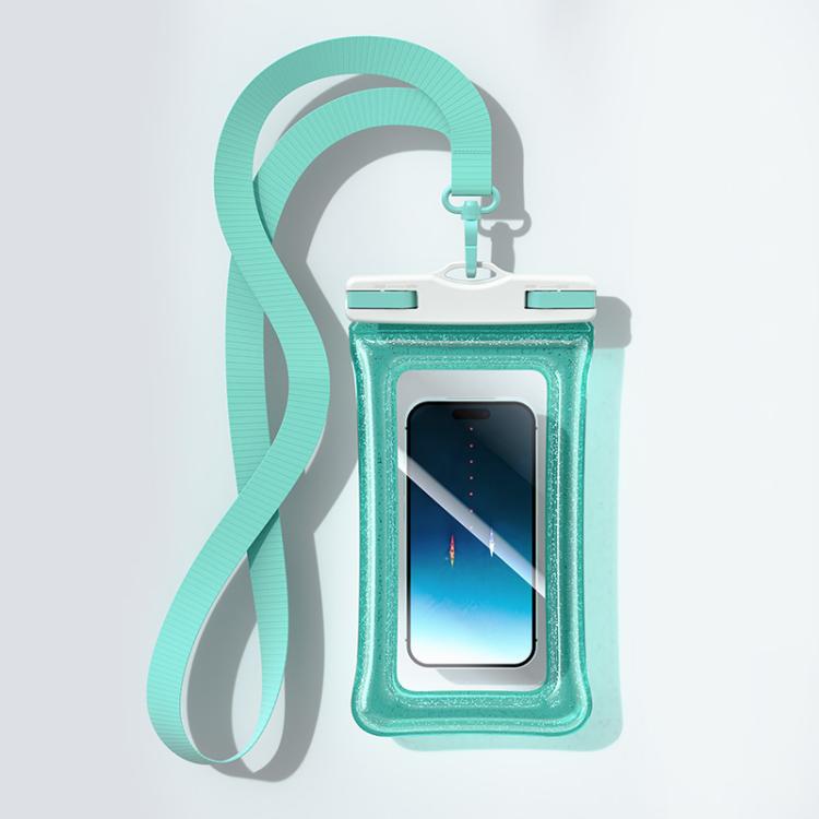 IPX8 Waterproof Phone Case Floating Touchscreen Pouch for Swimming Rafting Glitter