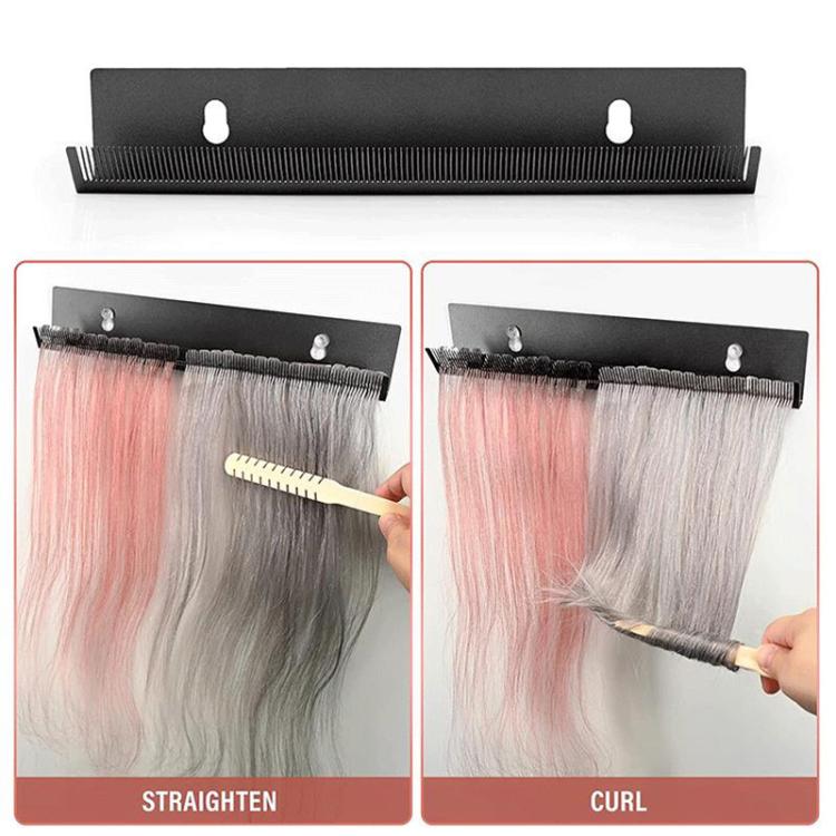 Metal Wig Display Stand Hair Extension Holder For Styling & Storage - Black