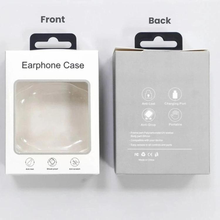 100pcs /Pack Earphone Case Packaging Box with Blister Tray Retail Ready Display Box  Universal Version