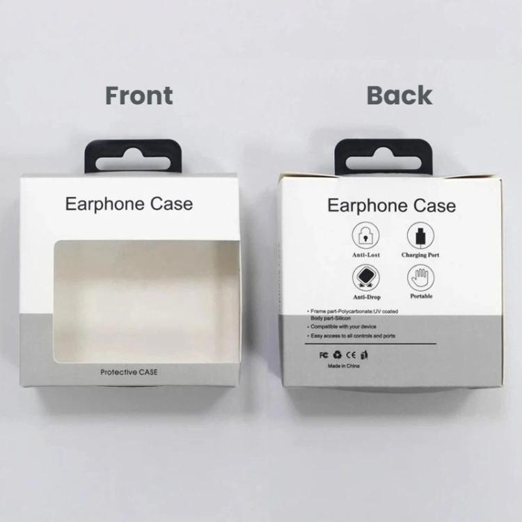 100pcs /Pack Earphone Case Packaging Box with Blister Tray Retail Ready Display Box For AirPods 3