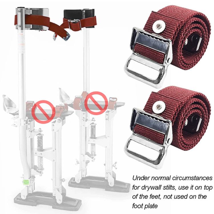 2pcs Adjustable Stilt Leg Binding Straps Replacement Straps