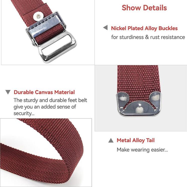 2pcs Adjustable Stilt Leg Binding Straps Replacement Straps