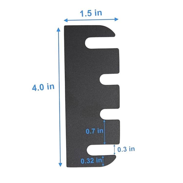 10pcs PVC Door Hinge Shim Hinge Repair Kit