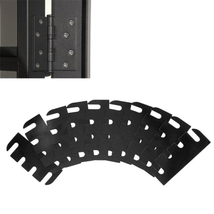 10pcs PVC Door Hinge Shim Hinge Repair Kit