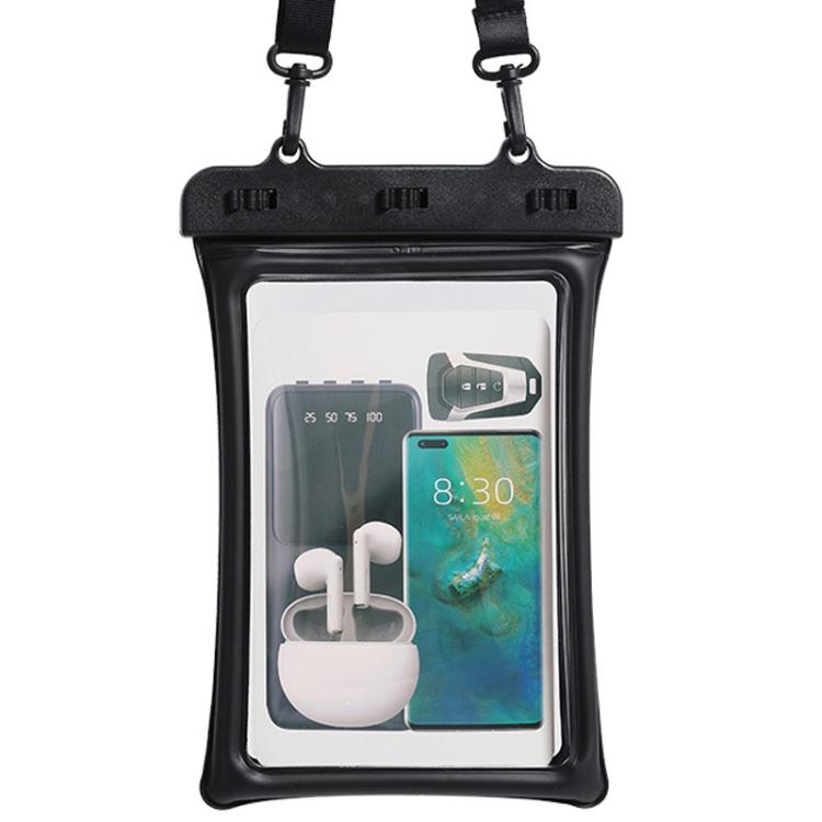 9-inch Double-Airbag Smartphone Waterproof Pouch Touchscreen Dry Bag for Beach Swimming