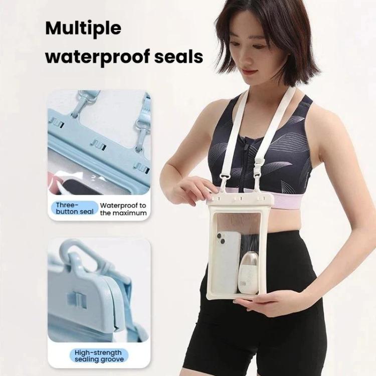 9-inch Double-Airbag Smartphone Waterproof Pouch Touchscreen Dry Bag for Beach Swimming