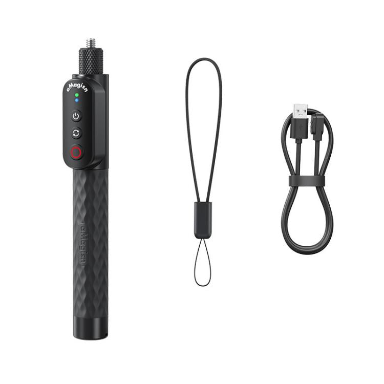 AMagisn Selfie Stick With Remote For Action Cameras & Smartphones, 5.1 Bluetooth, Extendable To 40in, Spec: 1/4 Inch