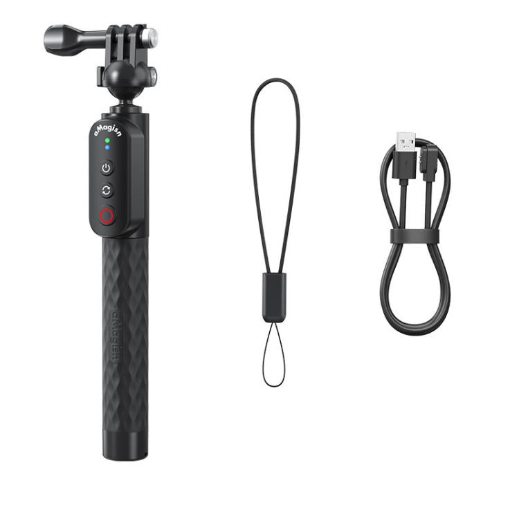 AMagisn Selfie Stick With Remote For Action Cameras & Smartphones, 5.1 Bluetooth, Extendable To 40in, Spec: Ballhead Claw