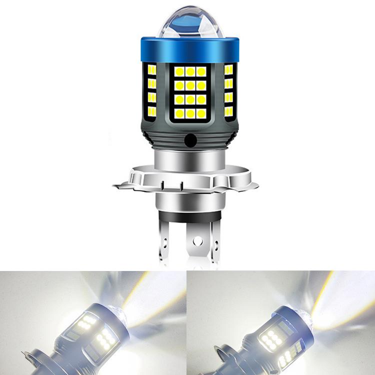 Motorcycle LED High-brightness Lens Headlight, Specification: H4