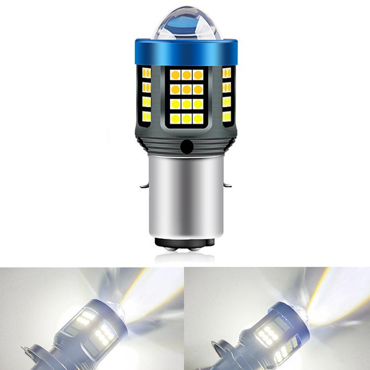 Motorcycle LED High-brightness Lens Headlight, Specification: BA20D
