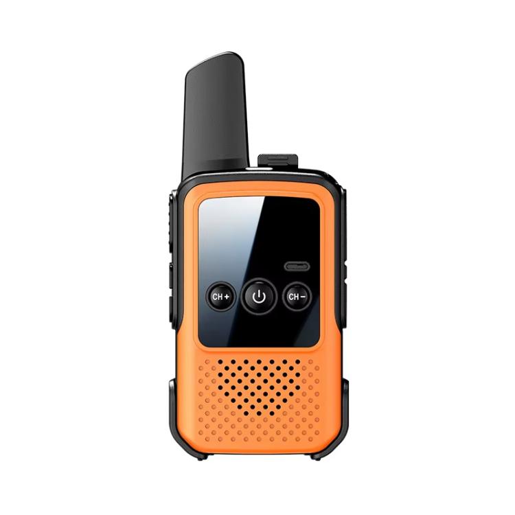 Single Mini Wireless Long Range Parent Child Walkie Talkie, AU Plug  - Orange