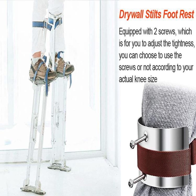 2pcs Aluminum Alloy Drywall Stilts Replacement Parts Stilt Arc Plate