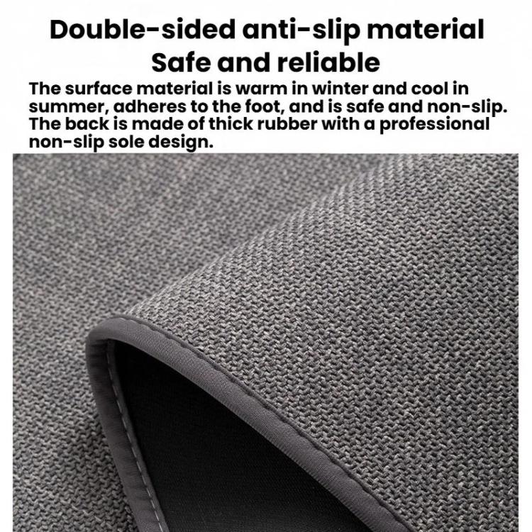 Simple Linen Water-Absorbent Floor Mat For Bathroom Dirty-Resistant Anti-Slip Bath Mat, Size: 45 x 70cm