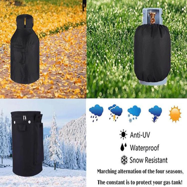 Waterproof Dustproof Propane Tank Cover Ventilated Gas Cylinder Protective Bag, Size: Large