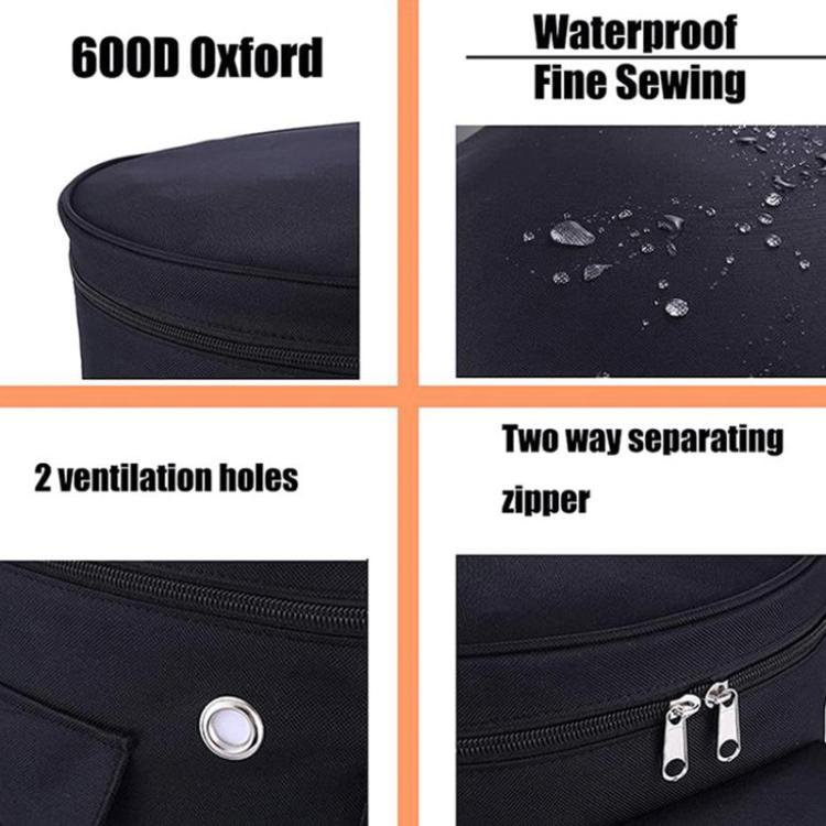 Waterproof Dustproof Propane Tank Cover Ventilated Gas Cylinder Protective Bag, Size: Large