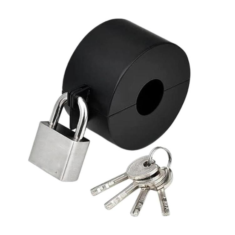 Door Handle Locking Device Disabled Lock Cover Faucet Valve Lock Cover, Spec: With Padlock