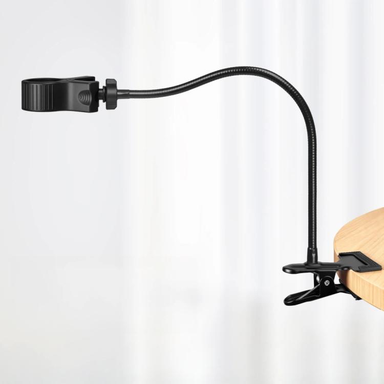 50cm U10 Flexible Hose Desk Clamp Mount Hands-Free Multi-Purpose Holder for Hair Dryer, Mini Fan, Flashlight, and Microphone
