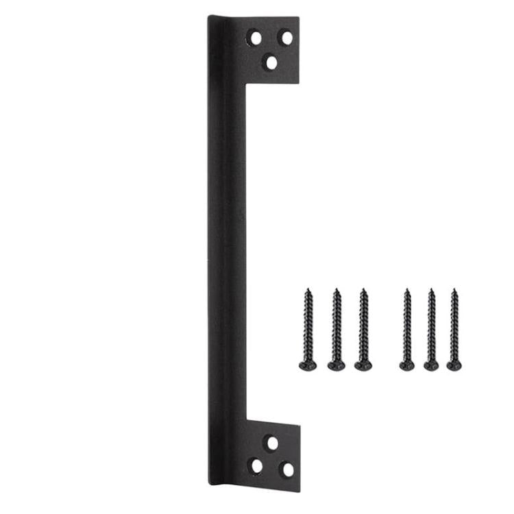 L-Shaped Stainless Steel Door Latch Protector Cover Outswing Door Lock Latch Protector, Size: 7 inch