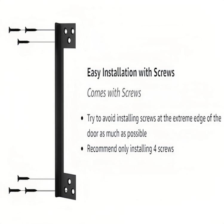 L-Shaped Stainless Steel Door Latch Protector Cover Outswing Door Lock Latch Protector, Size: 7 inch