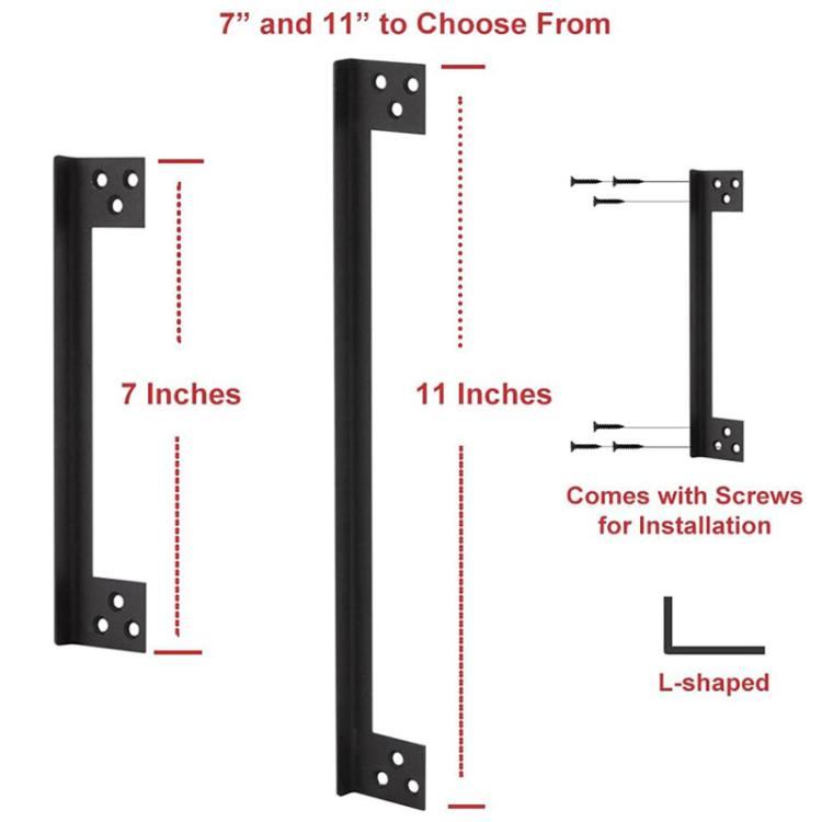 L-Shaped Stainless Steel Door Latch Protector Cover Outswing Door Lock Latch Protector, Size: 11 inch
