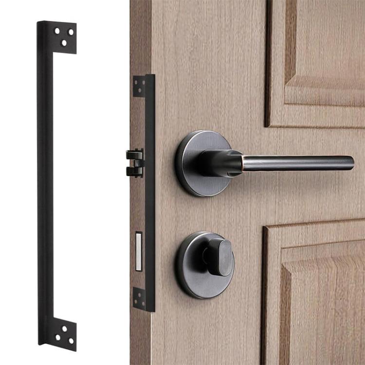 L-Shaped Stainless Steel Door Latch Protector Cover Outswing Door Lock Latch Protector, Size: 7 inch