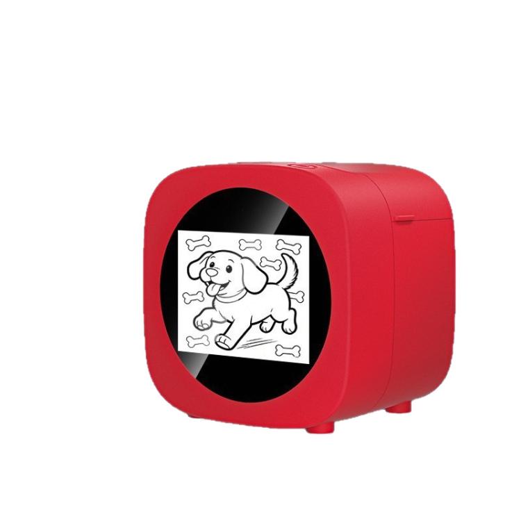 AI Thermal Printer With Voice-To-Image Generation 6 Creative Modes & 2.4-Inch HD Screen For Kids - Red