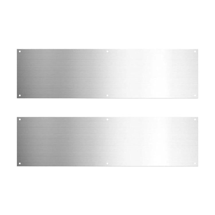 2pcs Indoor & Outdoor Door Kick Plate Metal Door Panel Protector