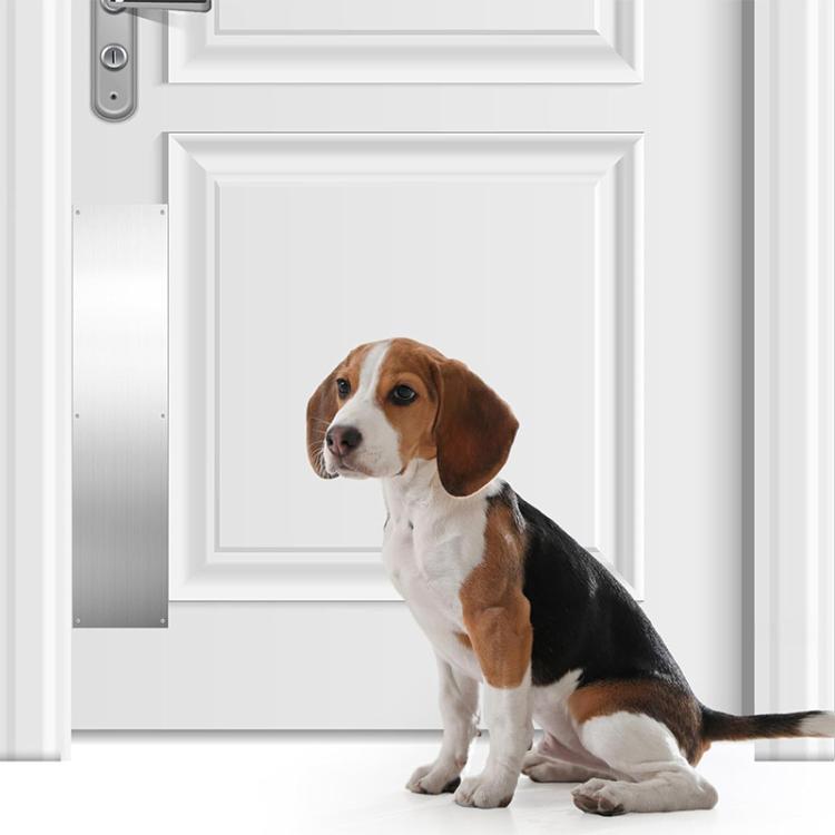 2pcs Indoor & Outdoor Door Kick Plate Metal Door Panel Protector
