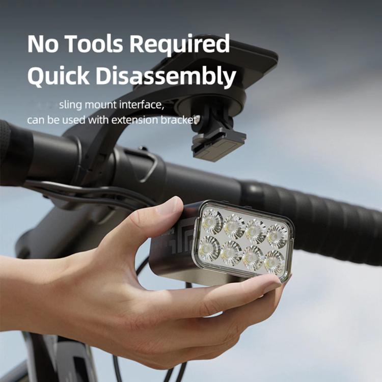 CYCLAMI CYC1800 Hanging Bike Light 1800 High-Lumen Under-Saddle Front Light Road/Mountain Bike Anti-Glare Night Riding Light