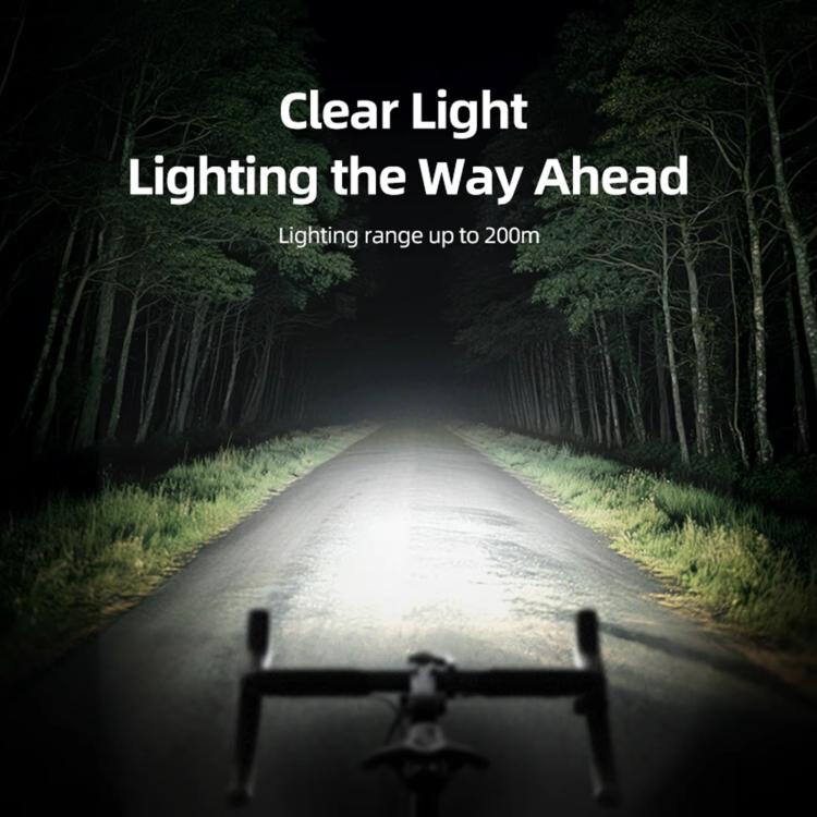 CYCLAMI CYC1800 Hanging Bike Light 1800 High-Lumen Under-Saddle Front Light Road/Mountain Bike Anti-Glare Night Riding Light