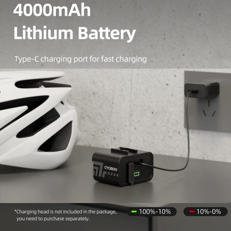 CYCLAMI CYC1800 Hanging Bike Light 1800 High-Lumen Under-Saddle Front Light Road/Mountain Bike Anti-Glare Night Riding Light