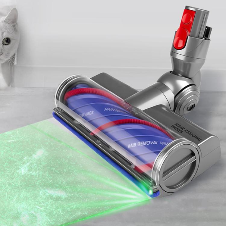 For Dyson V7 / V8 / V10 / V11 / V15 Vacuum Cleaner Direct Drive Brush Head Anti-Tangle Roller - Gray