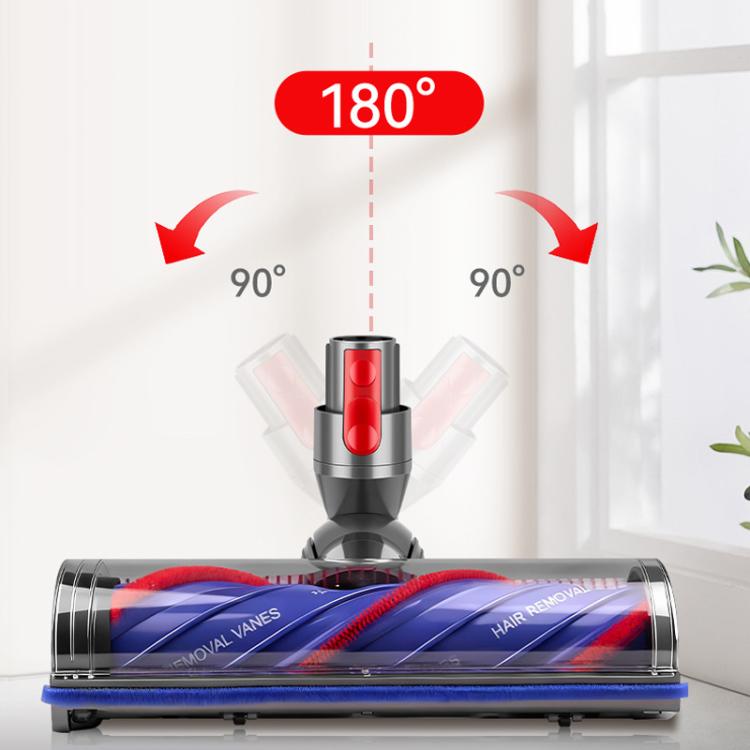 For Dyson V7 / V8 / V10 / V11 / V15 Vacuum Cleaner Direct Drive Brush Head Anti-Tangle Roller - Gray