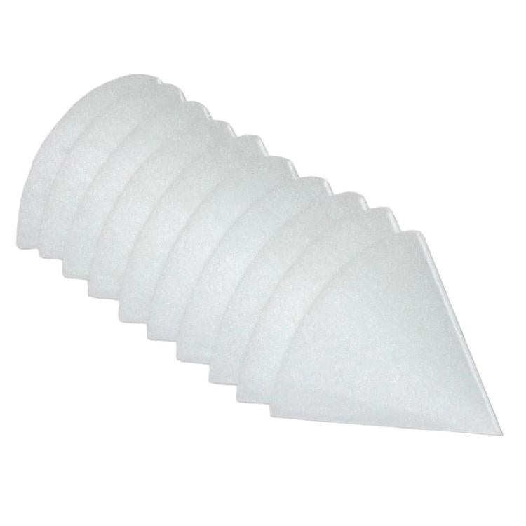 10pcs Tapered Exhaust Valve Filter Set For Zehnder / Helios / Maico / Pluggit Ventilation Valve