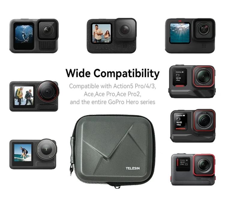 TELESIN S6-PRC-07 Sports Camera Universal Shockproof Case Anti-Shock Storage Bag