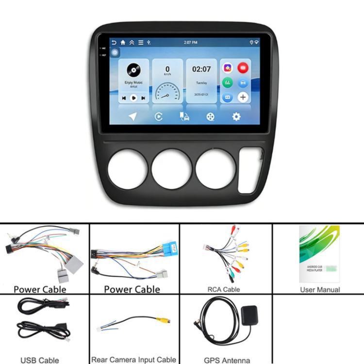 For Honda CRV 1997-2001 Android 15 Car Navigation System Bluetooth Player, Memory: 8-Core 4GB+64GB
